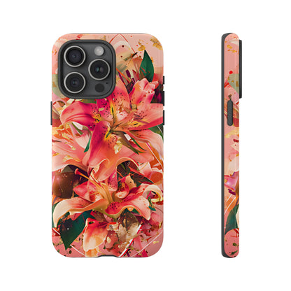 Elegant Pink Lily Print Floral Case - [HaveITcased]