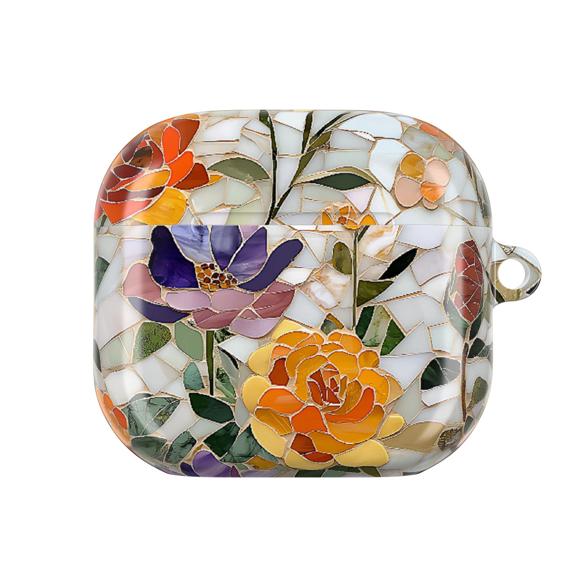 Mosaic Bloom Stained Glass AirPod Case - [HaveITcased]
