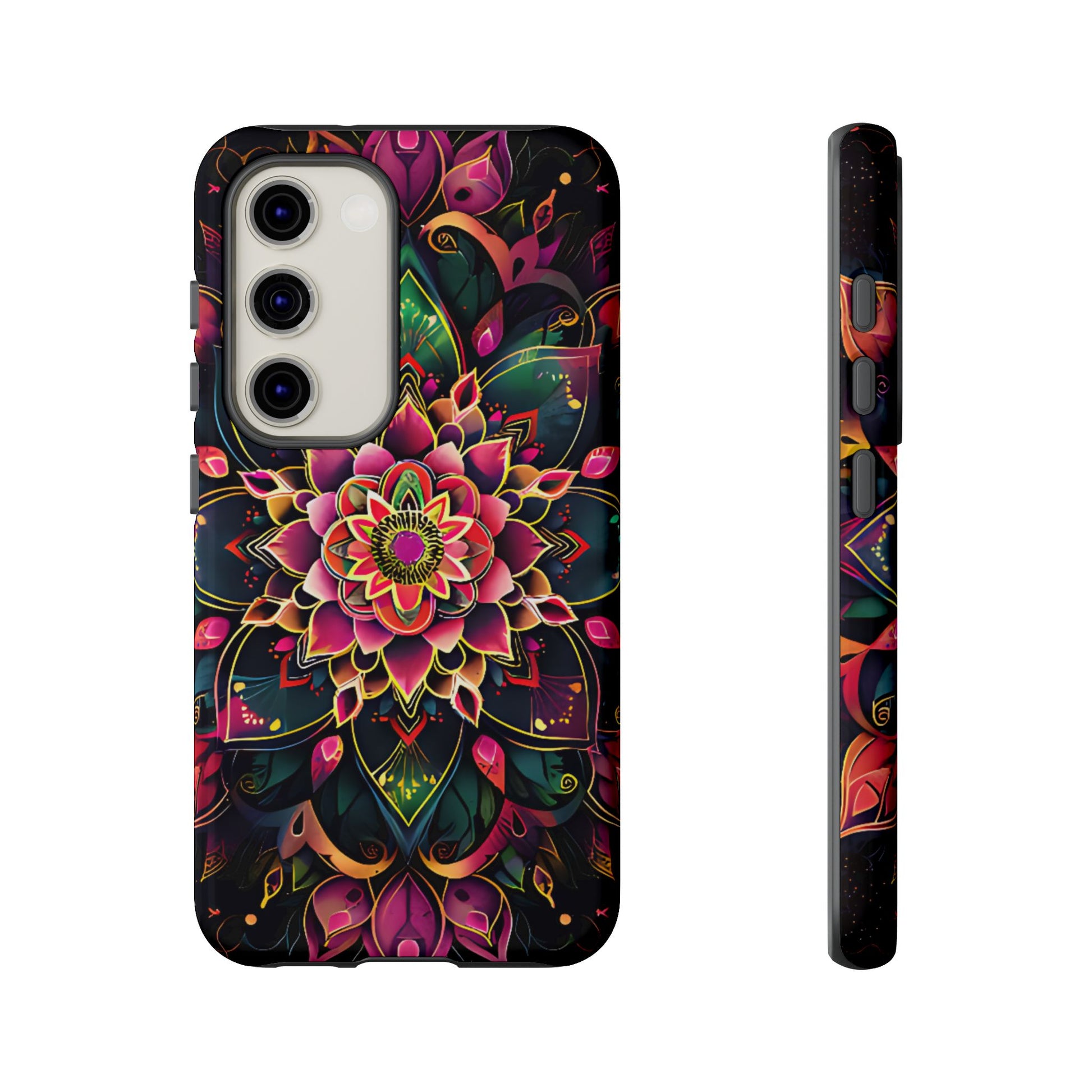Vivid Bloom Armor Mandala Tough Floral Case - [HaveITcased]