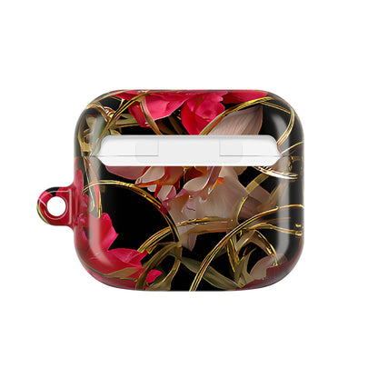 Orchid Gold Armor  Floral AirPod Case - [HaveITcased]