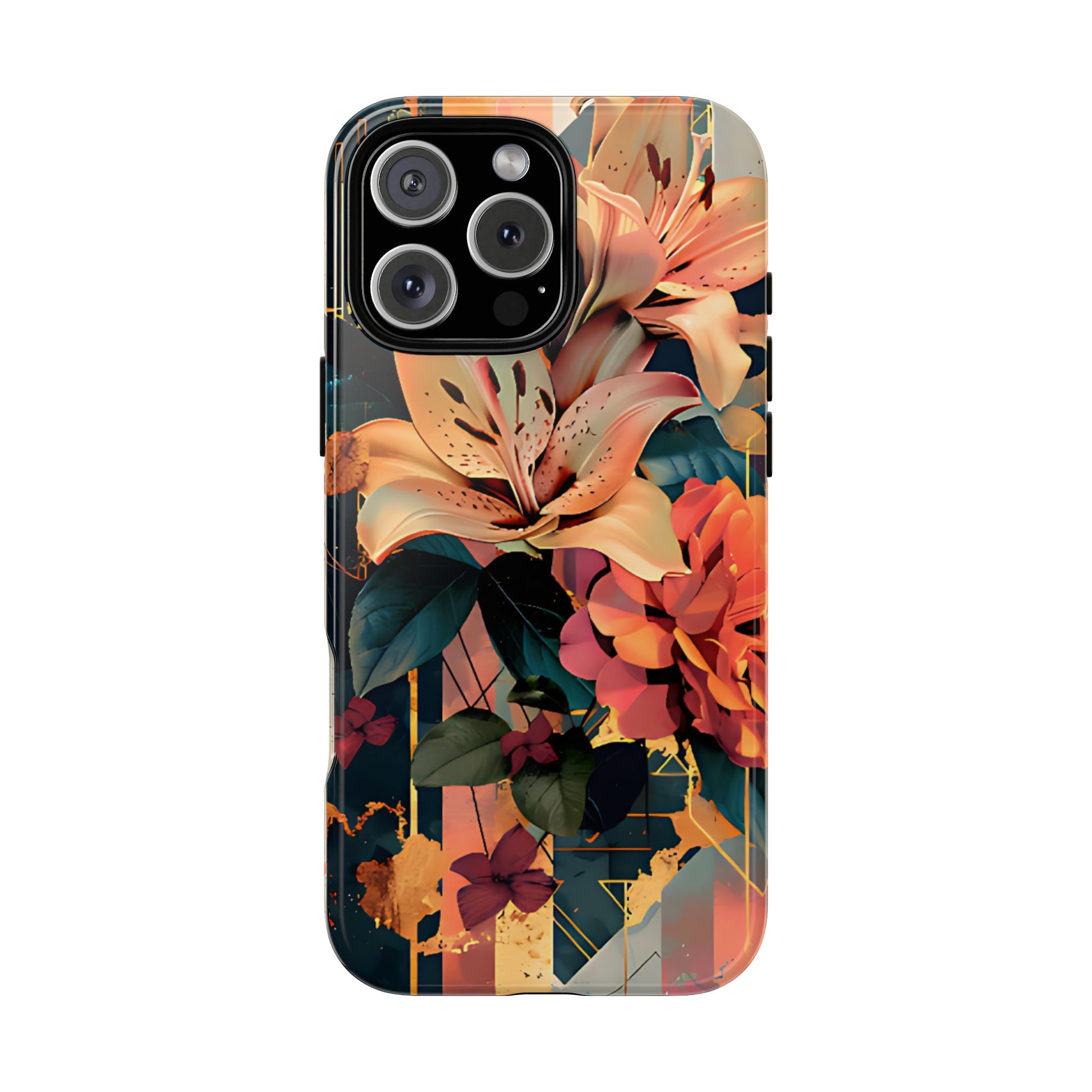Luxury Floral Art with Lilies & Peonies Floral Phone Case - [HaveITcased]