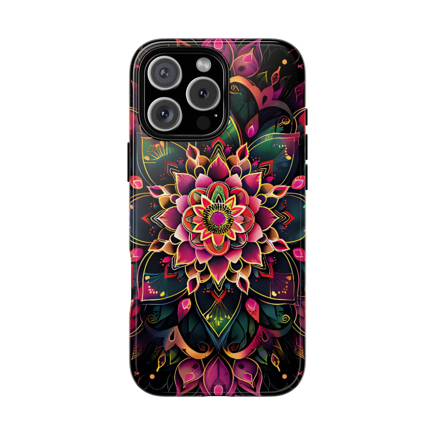 Vivid Bloom Armor Mandala Tough Floral Case - [HaveITcased]