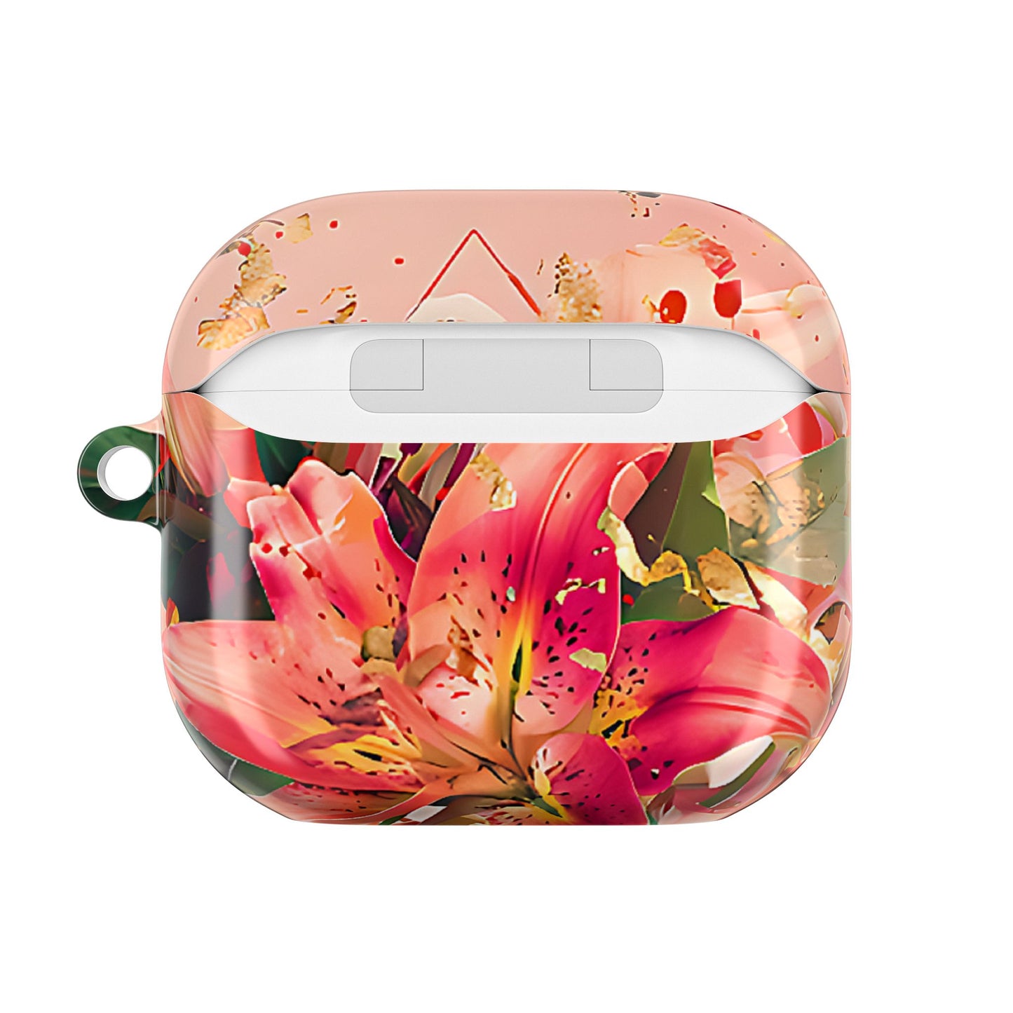 Elegant Pink Lily Print Floral AirPod Case - [HaveITcased]