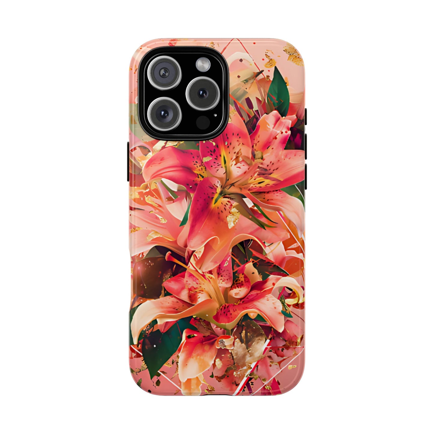 Elegant Pink Lily Print Floral Case - [HaveITcased]
