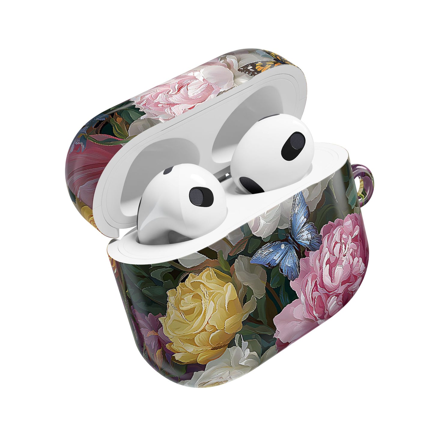 Vintage Peony & Butterfly  AirPod Floral Case - [HaveITcased]