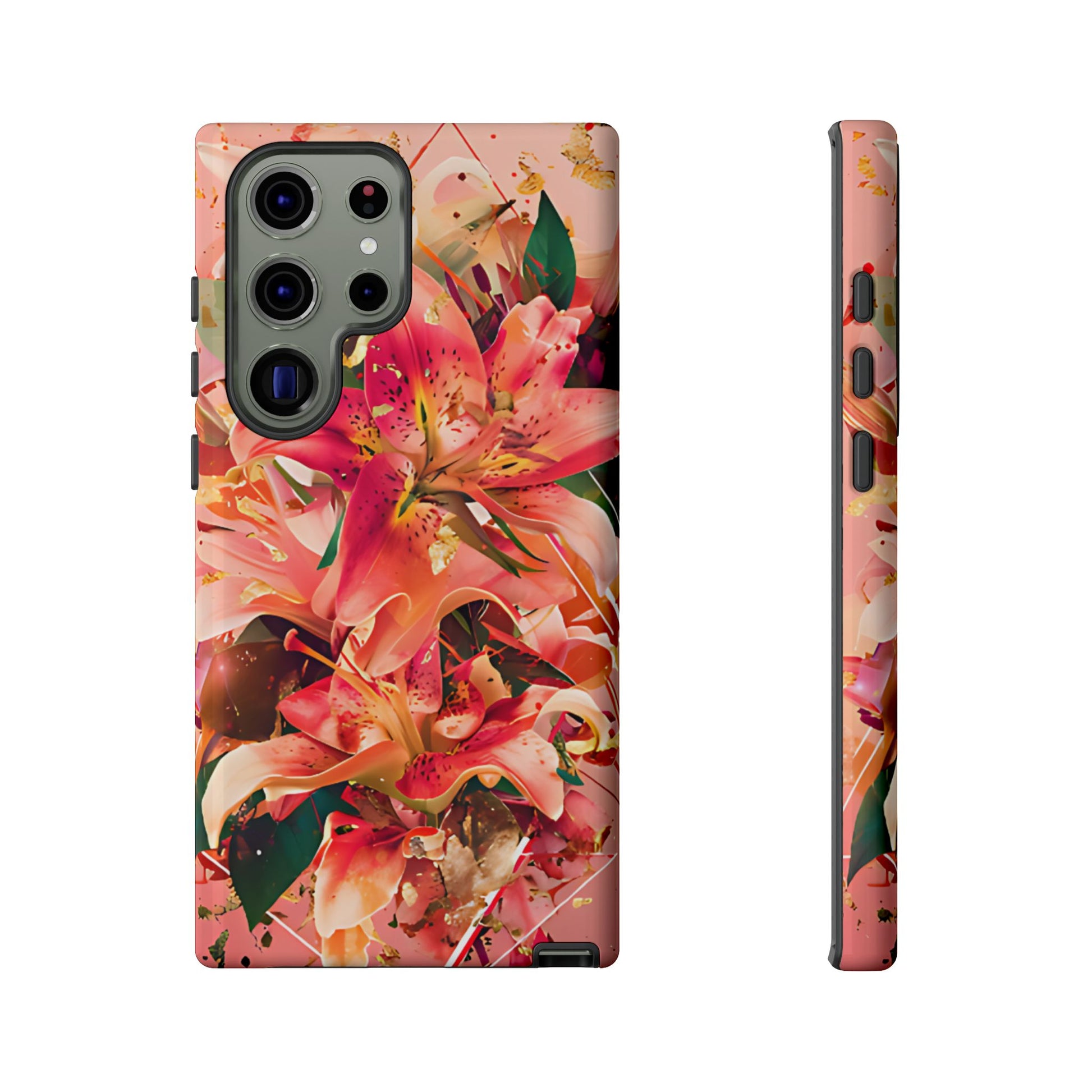 Elegant Pink Lily Print Floral Case - [HaveITcased]