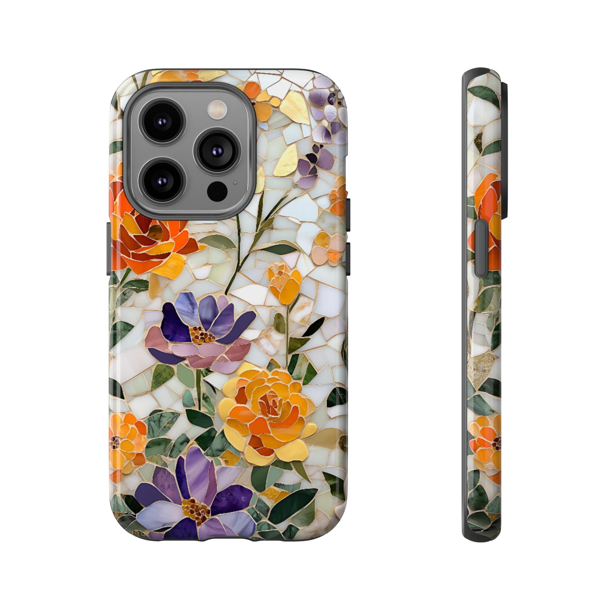 Mosaic Bloom Stained Glass Phone Case - [HaveITcased]