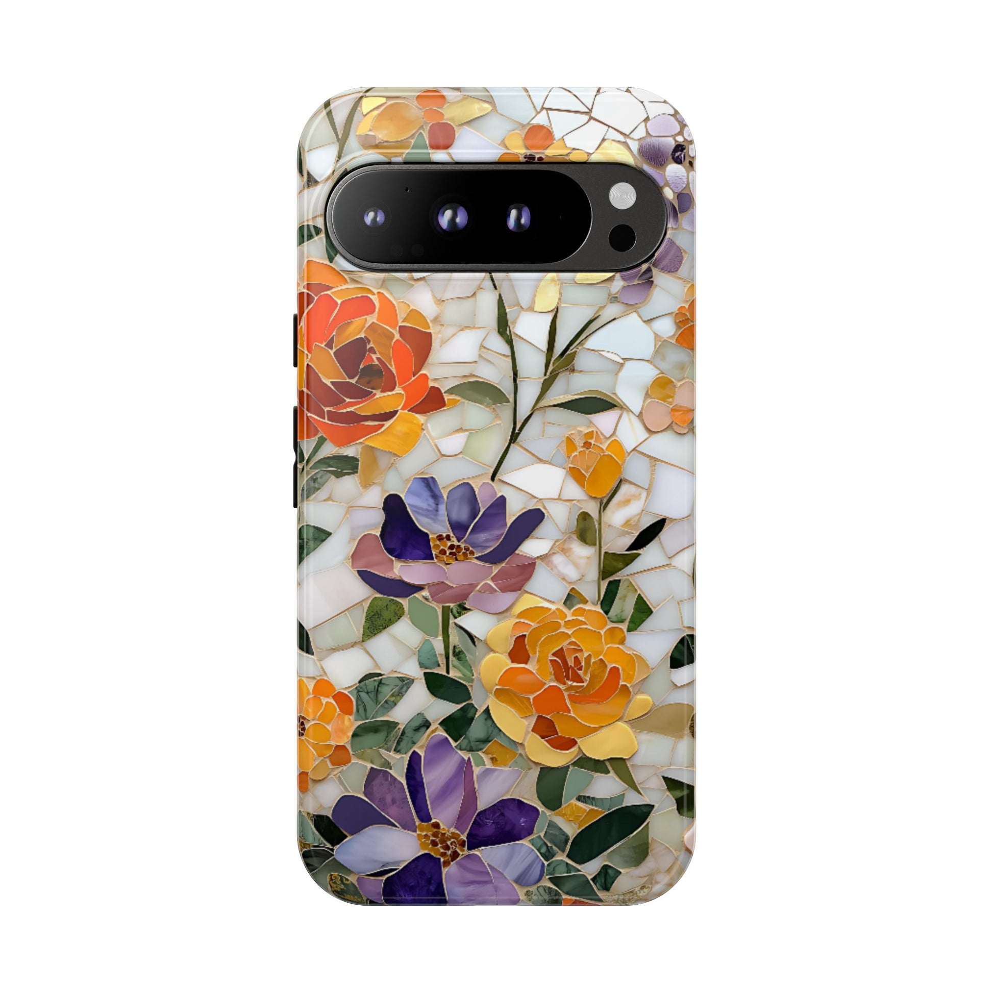 Mosaic Bloom Stained Glass Phone Case - [HaveITcased]