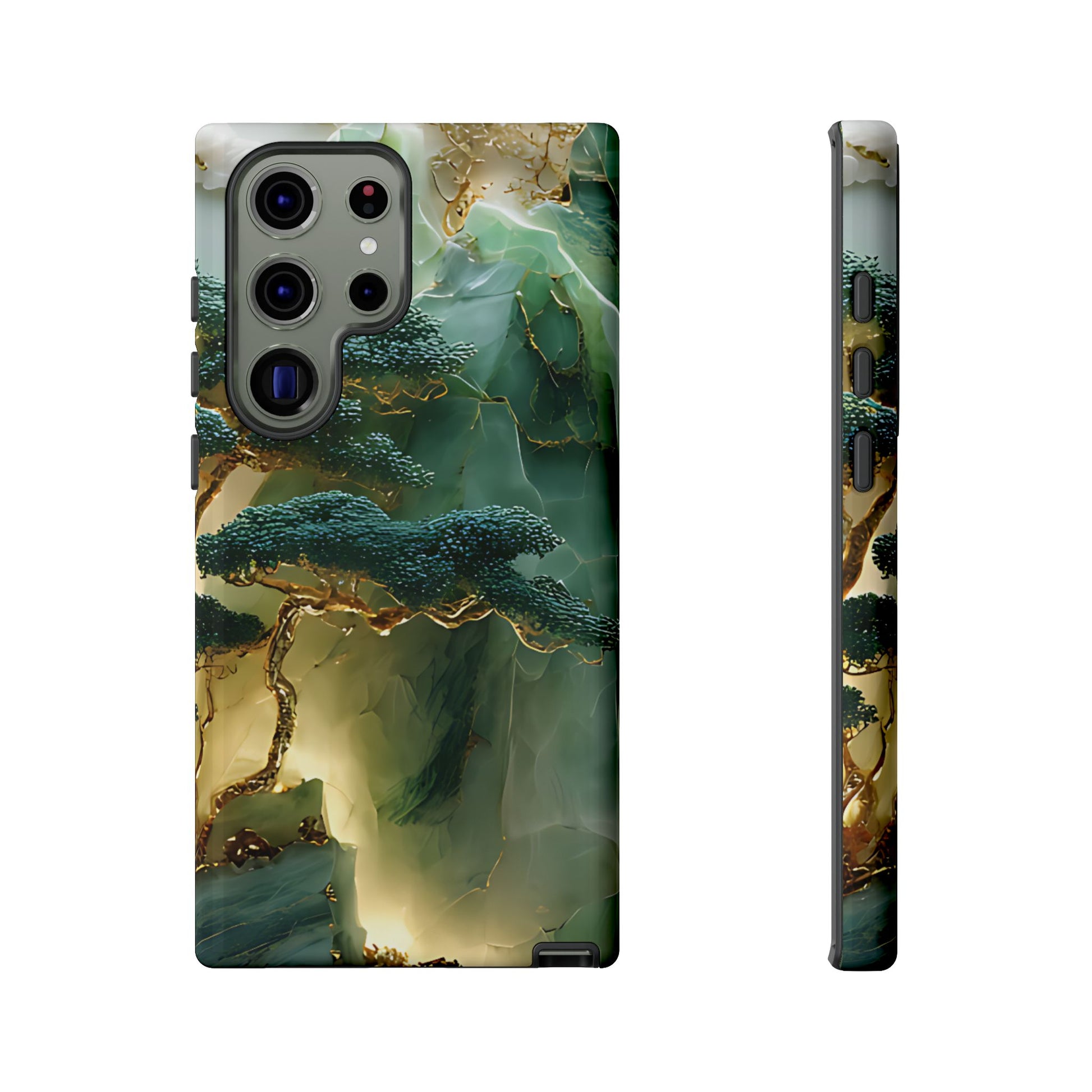 Green Jade Forest Mountain Art Protective Cover - [HaveITcased]