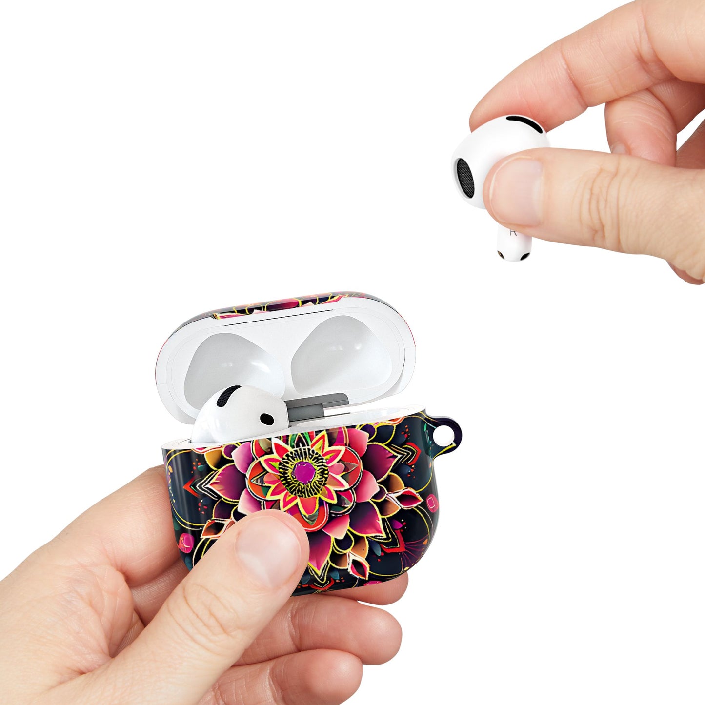 Vivid Bloom Armor Mandala AirPod Floral Case - [HaveITcased]