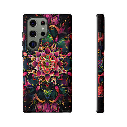 Vivid Bloom Armor Mandala Tough Floral Case - [HaveITcased]