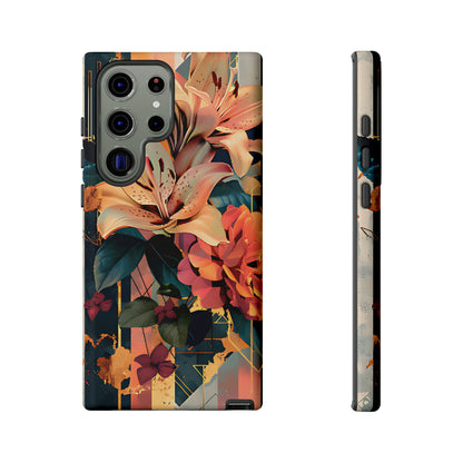 Luxury Floral Art with Lilies & Peonies Floral Phone Case - [HaveITcased]