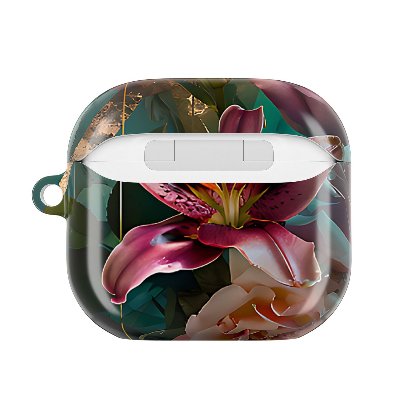 Pink Lily & Rose Design Floral AirPod Case - [HaveITcased]