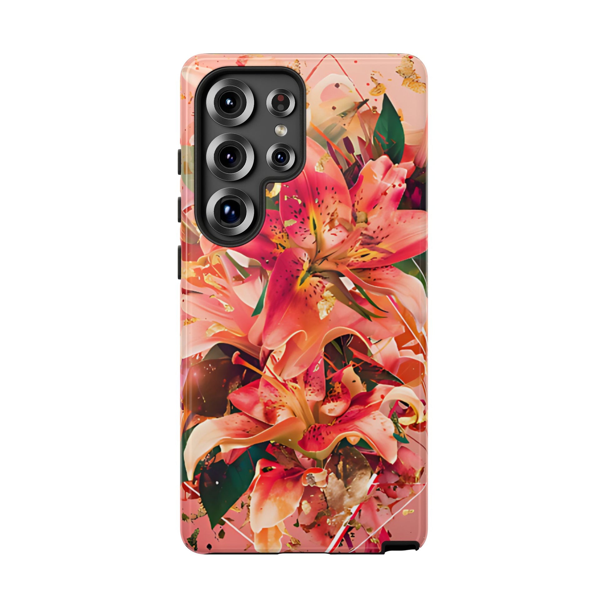 Elegant Pink Lily Print Floral Case - [HaveITcased]