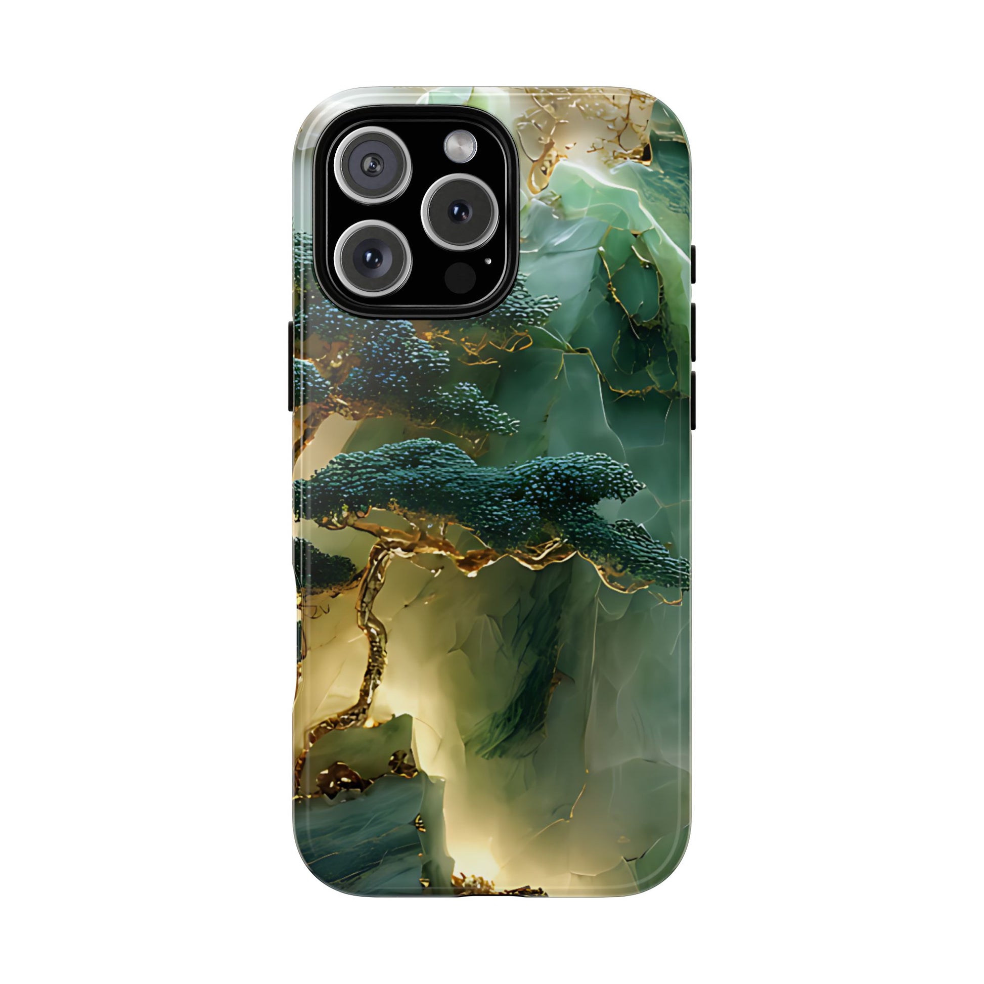 Green Jade Forest Mountain Art Protective Cover - [HaveITcased]