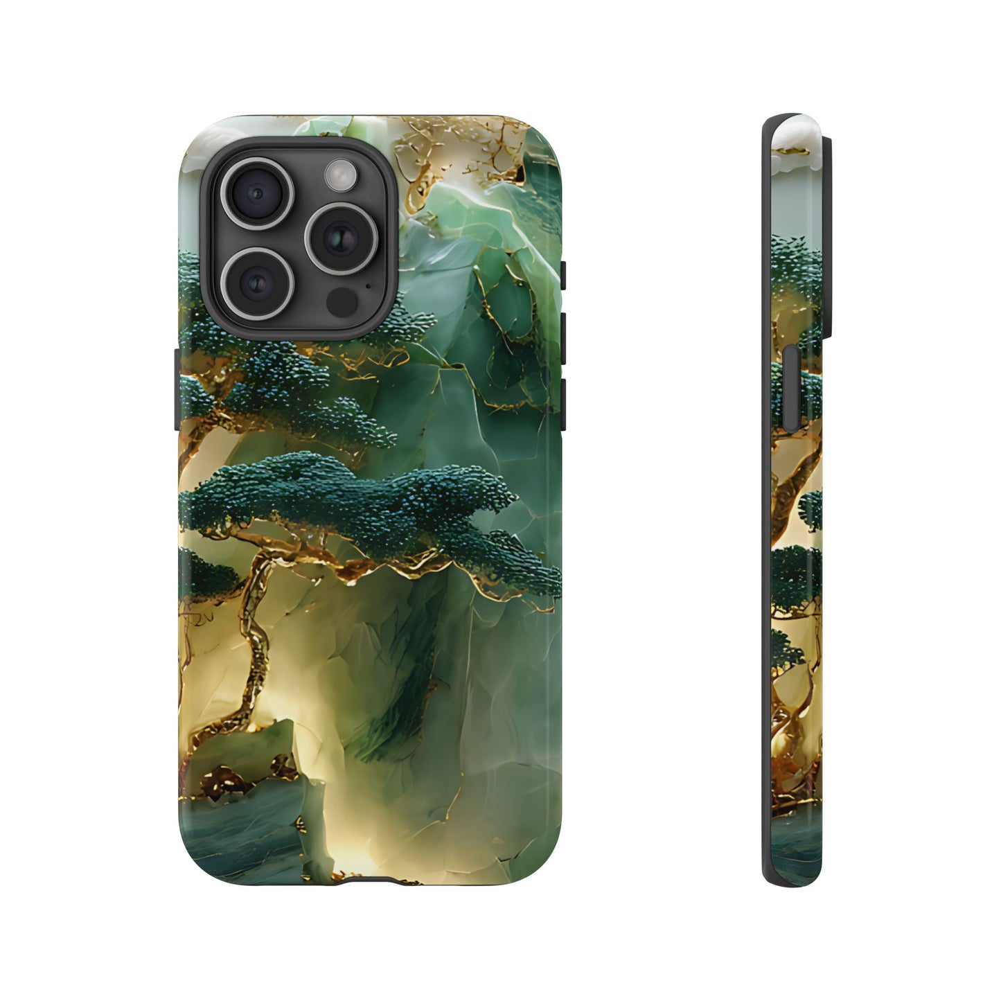 Green Jade Forest Mountain Art Protective Cover - [HaveITcased]