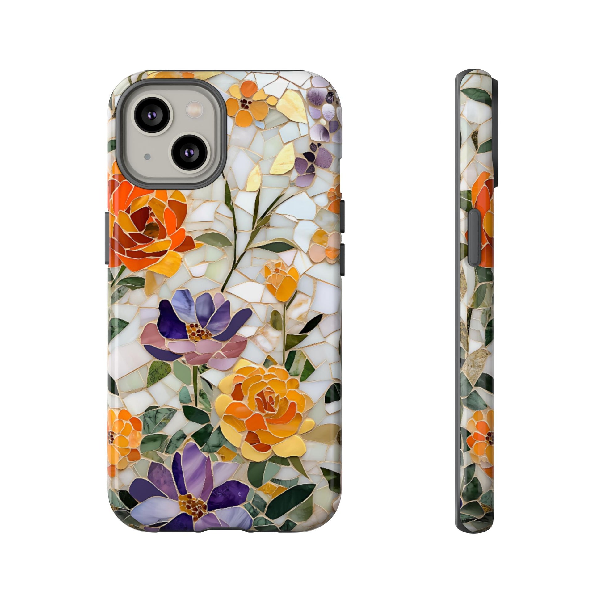 Mosaic Bloom Stained Glass Phone Case - [HaveITcased]
