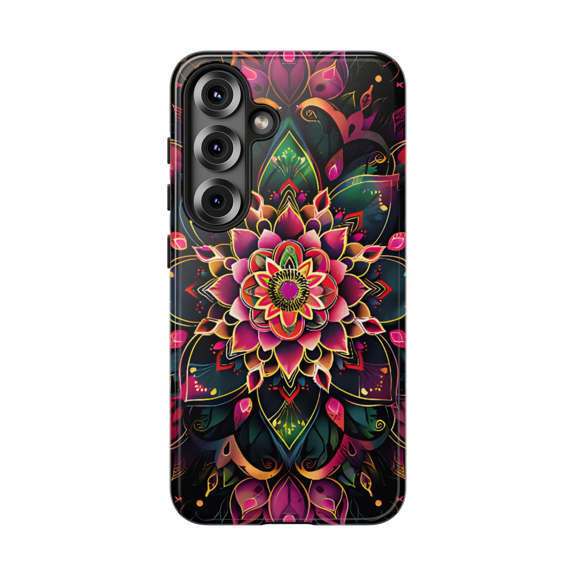 Vivid Bloom Armor Mandala Tough Floral Case - [HaveITcased]