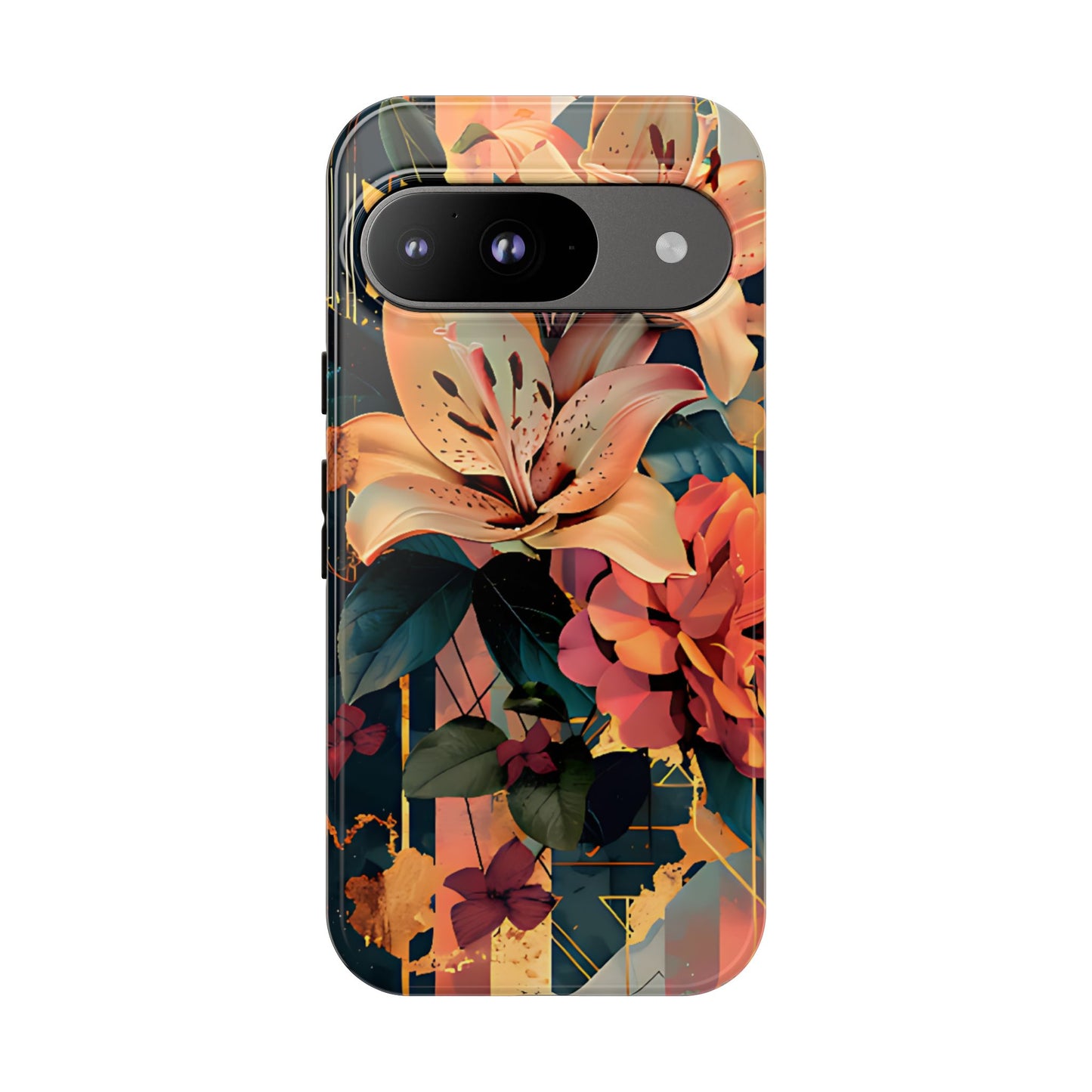 Luxury Floral Art with Lilies & Peonies Floral Phone Case - [HaveITcased]