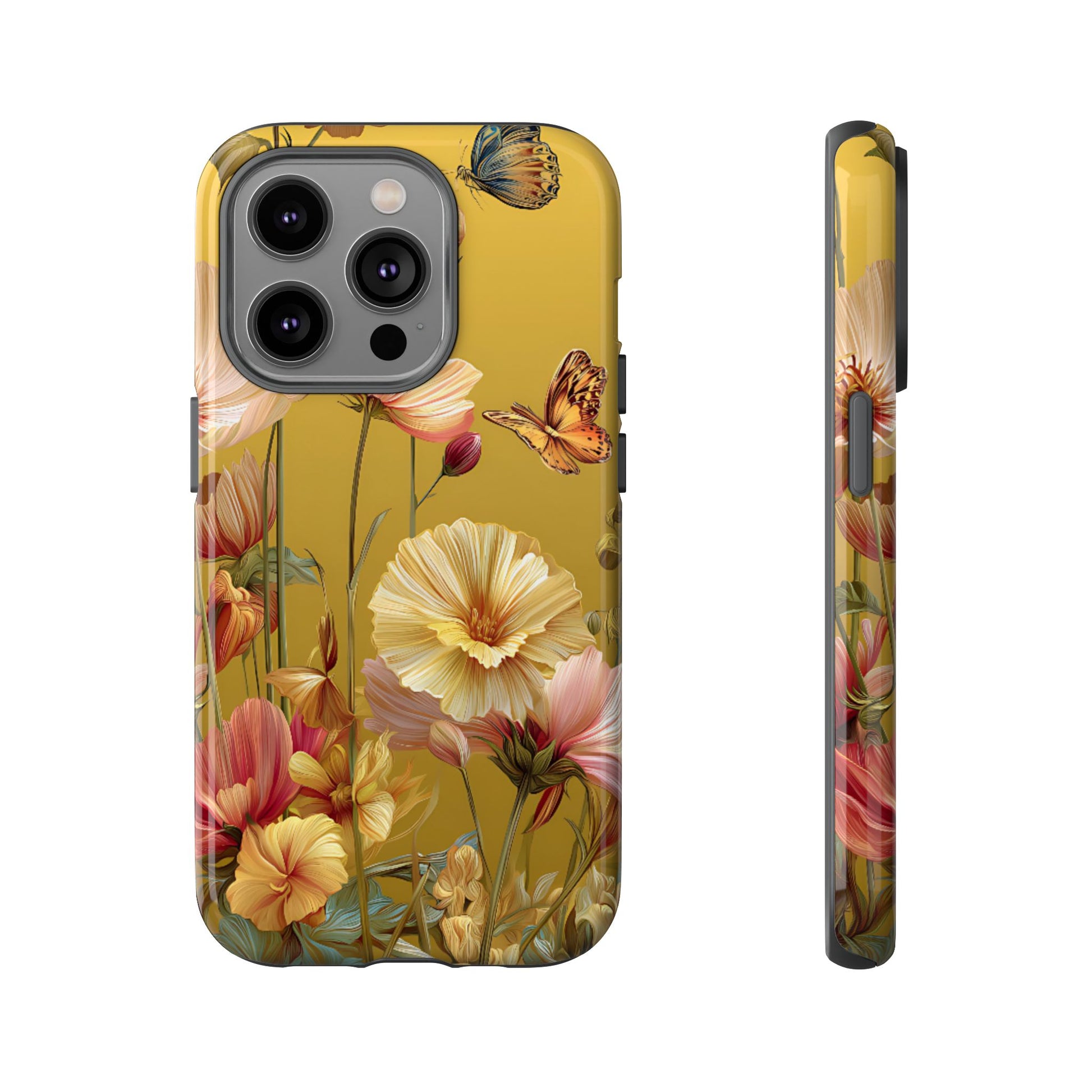 Floral Butterfly Garden Tough Phone Case - [HaveITcased]