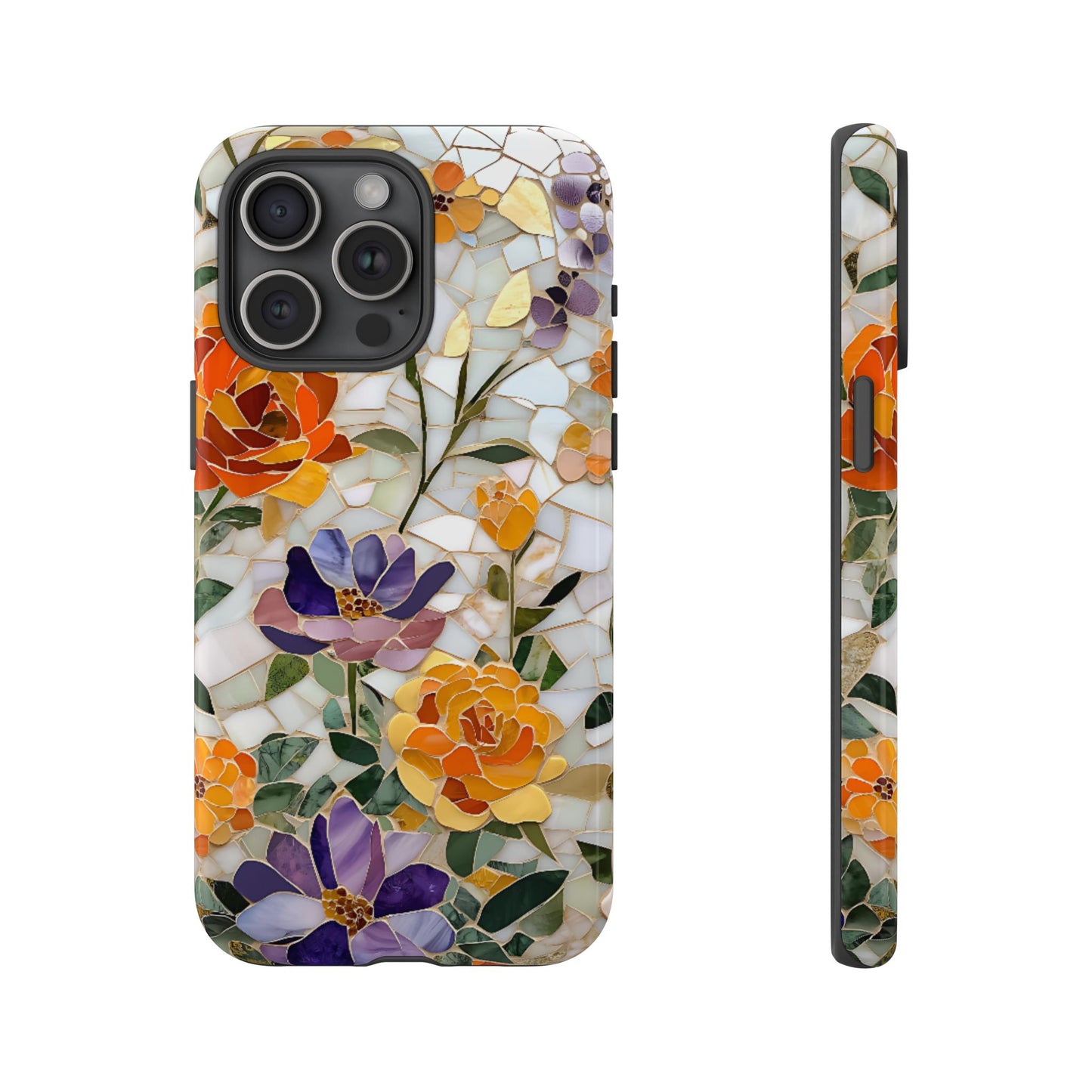 Mosaic Bloom Stained Glass Phone Case - [HaveITcased]