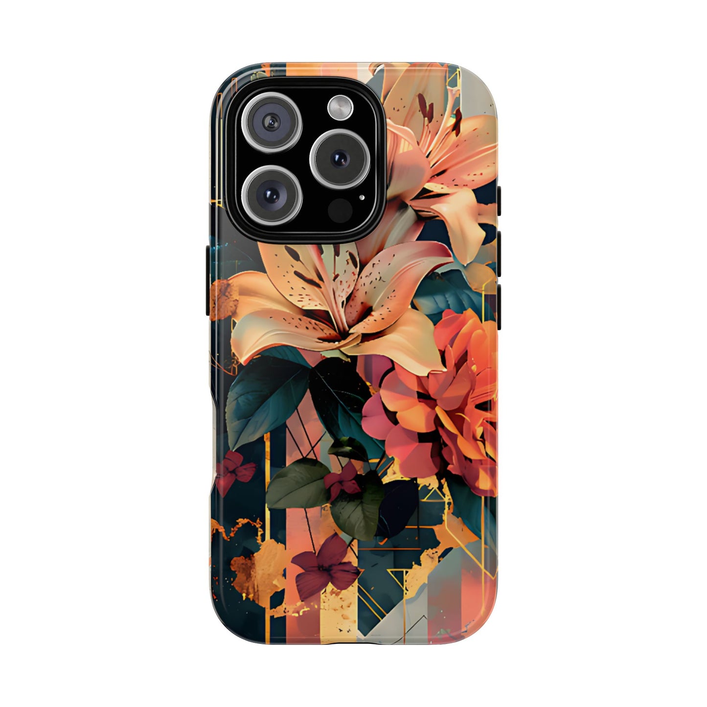 Luxury Floral Art with Lilies & Peonies Floral Phone Case - [HaveITcased]
