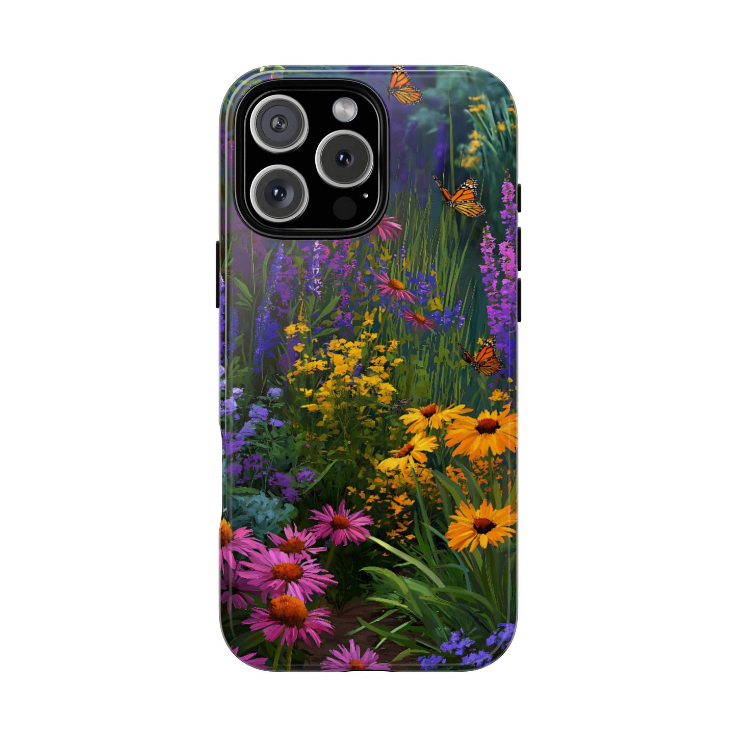 Wildflower Meadow Butterfly Tough Phone Case for iPhone, Samsung & Google Pixel. - [HaveITcased]