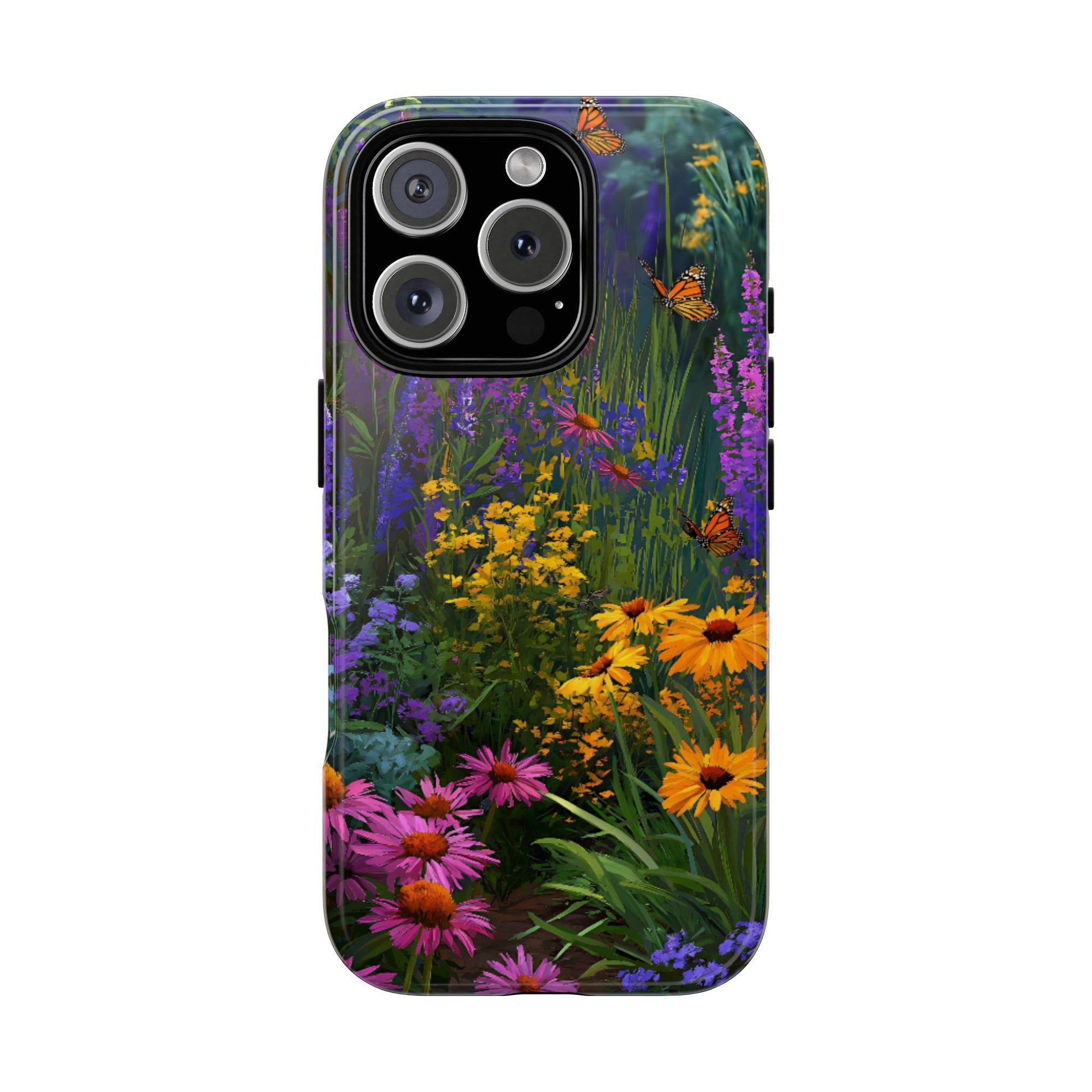 Wildflower Meadow Butterfly Tough Phone Case for iPhone, Samsung & Google Pixel. - [HaveITcased]