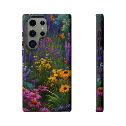 Wildflower Meadow Butterfly Tough Phone Case for iPhone, Samsung & Google Pixel. - [HaveITcased]