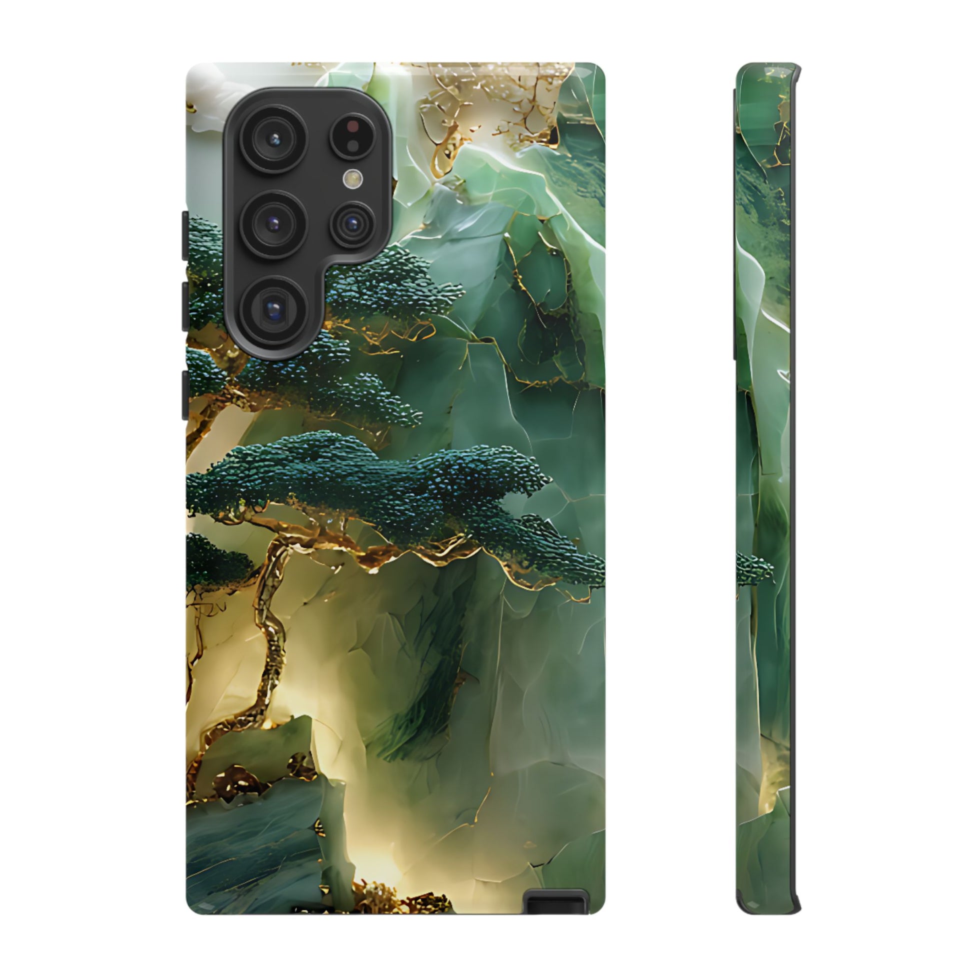 Green Jade Forest Mountain Art Protective Cover - [HaveITcased]