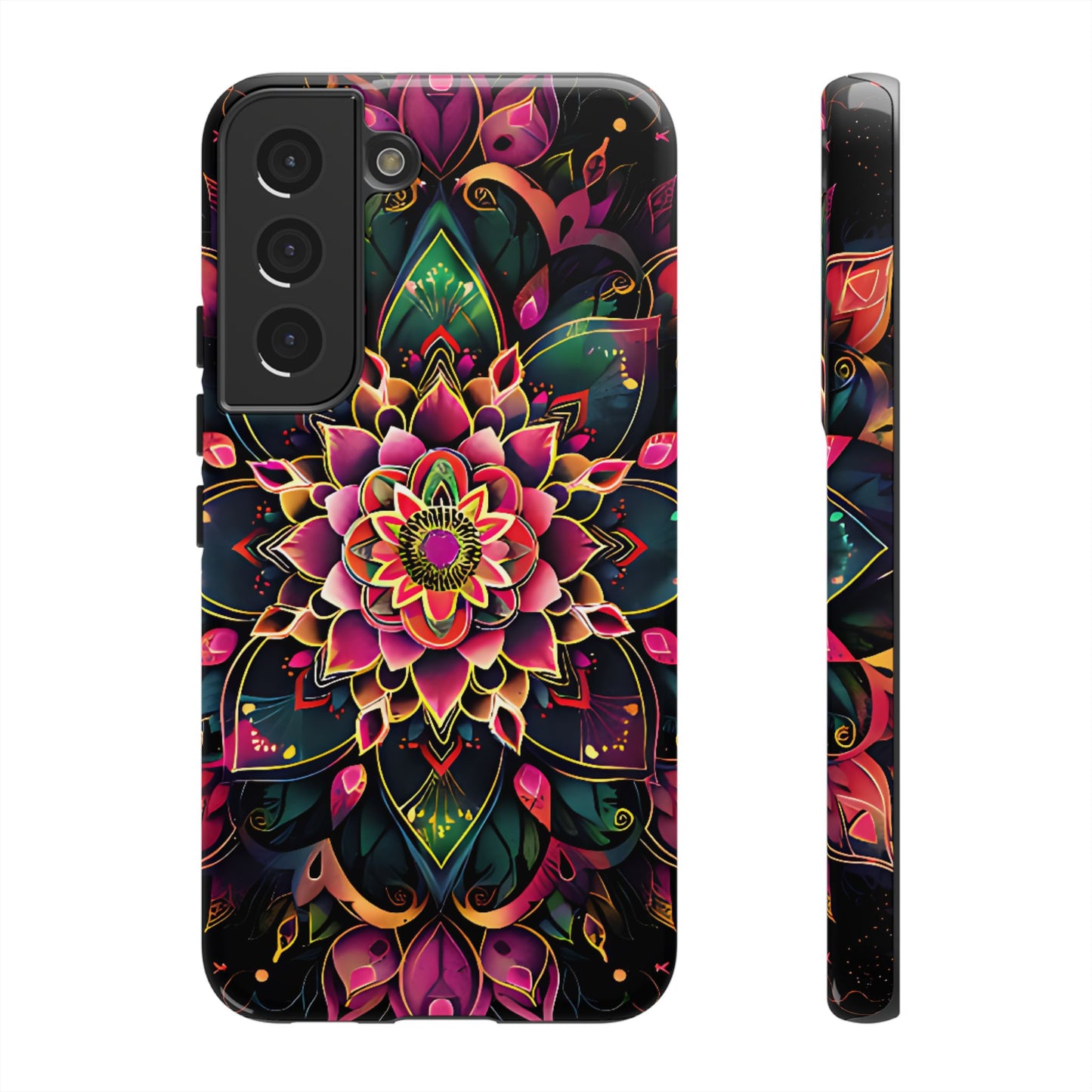 Vivid Bloom Armor Mandala Tough Floral Case - [HaveITcased]