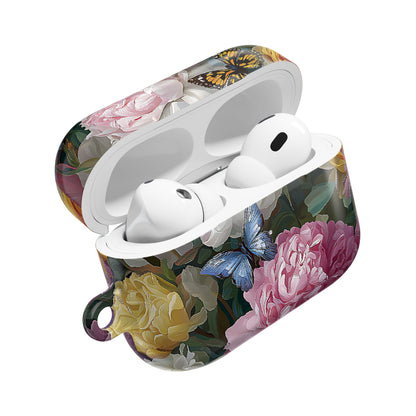 Vintage Peony & Butterfly  AirPod Floral Case - [HaveITcased]