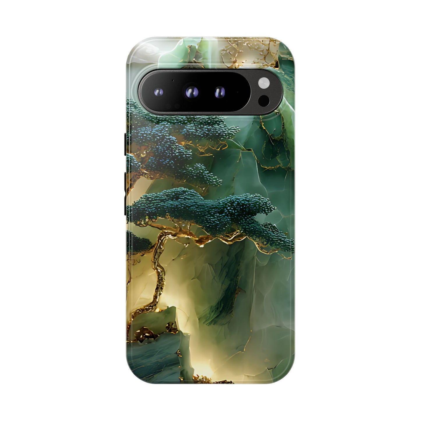 Green Jade Forest Mountain Art Protective Cover - [HaveITcased]