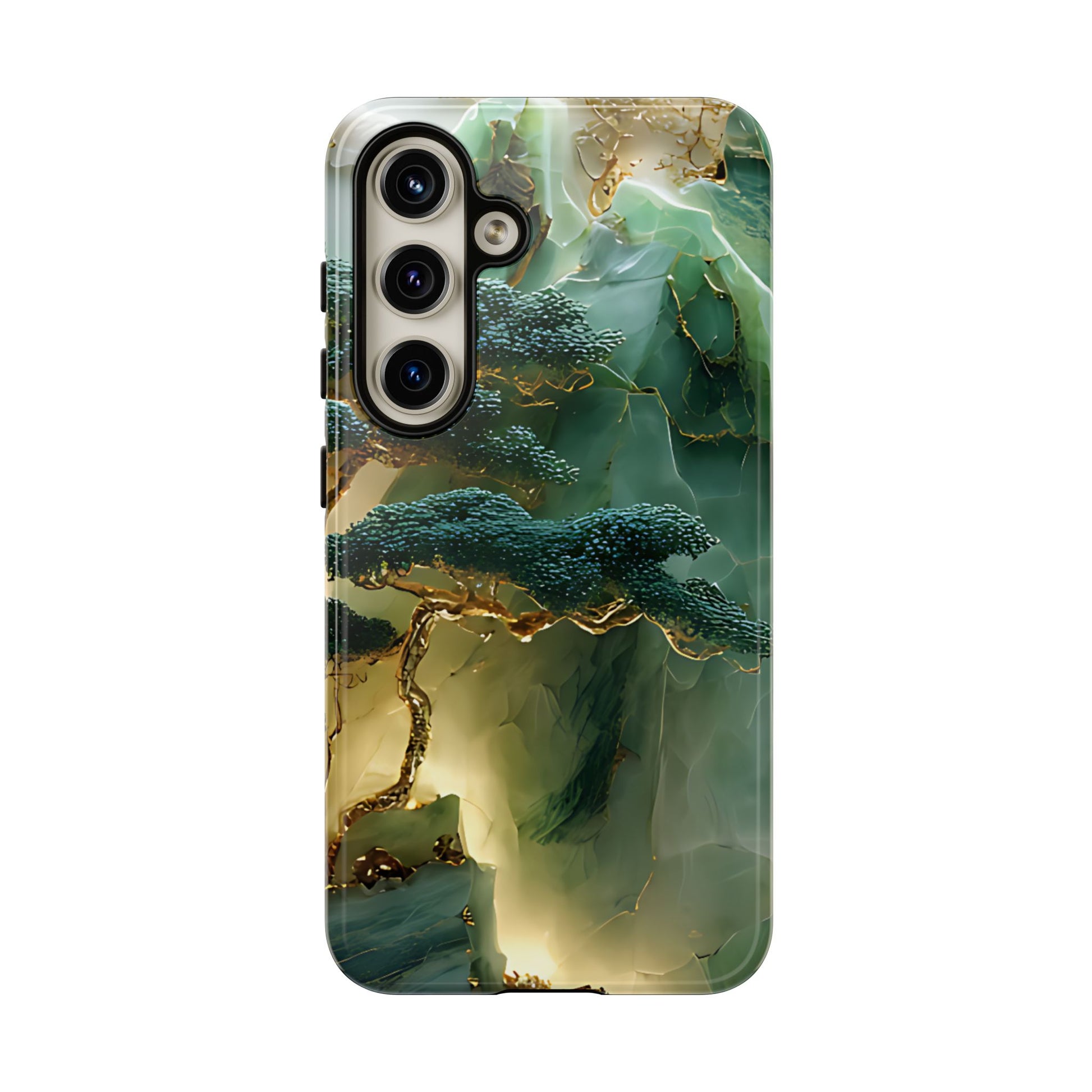 Green Jade Forest Mountain Art Protective Cover - [HaveITcased]