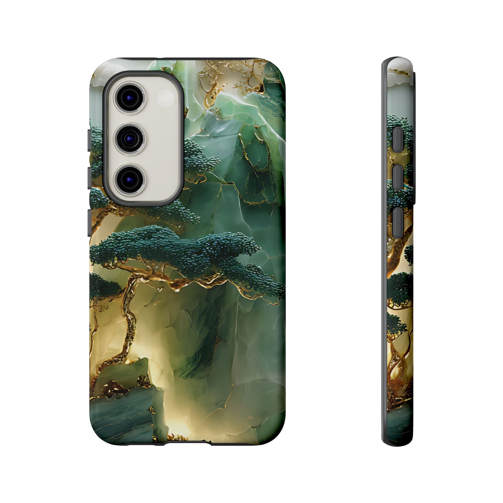 Green Jade Forest Mountain Art Protective Cover - [HaveITcased]