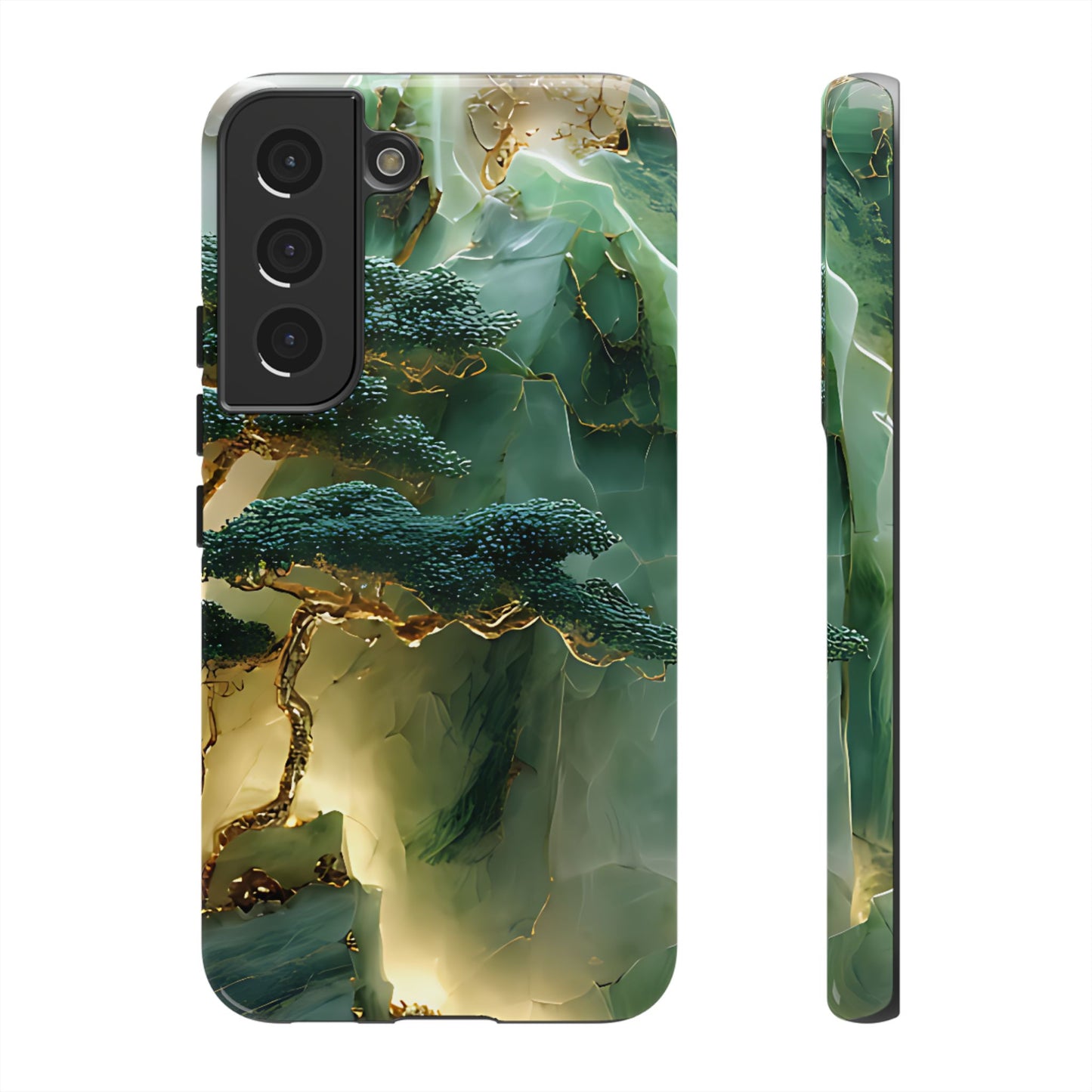 Green Jade Forest Mountain Art Protective Cover - [HaveITcased]