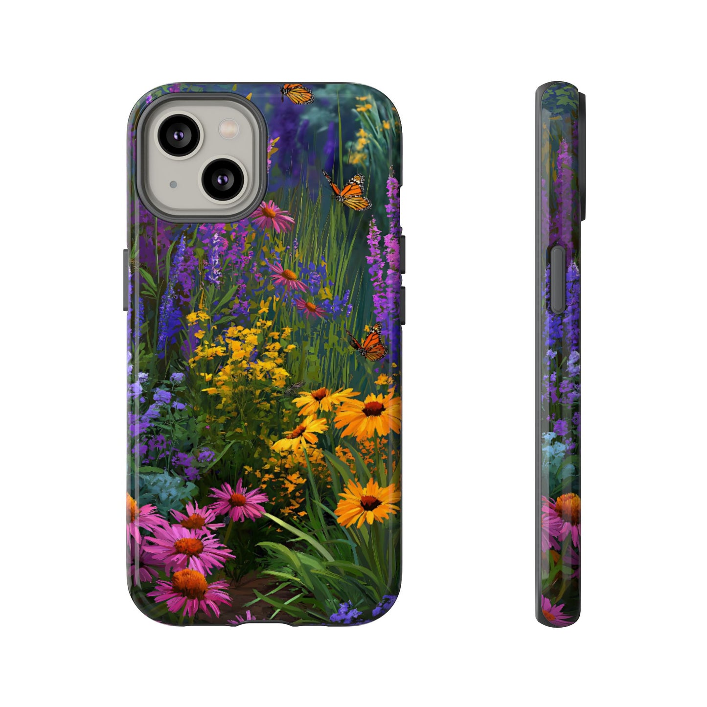 Wildflower Meadow Butterfly Tough Phone Case for iPhone, Samsung & Google Pixel. - [HaveITcased]