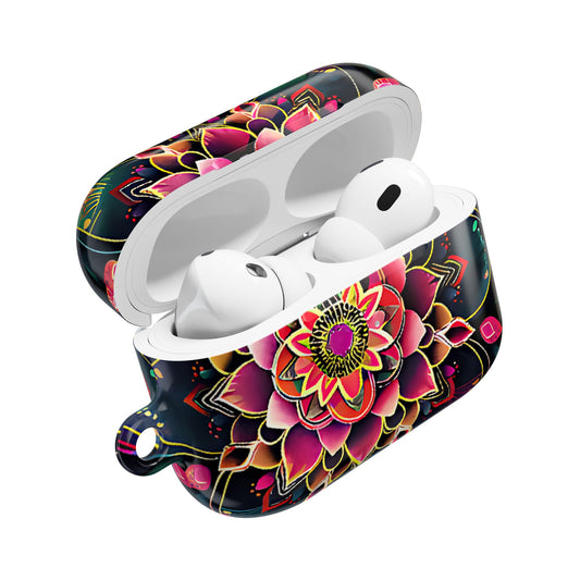 Vivid Bloom Armor Mandala AirPod Floral Case - [HaveITcased]