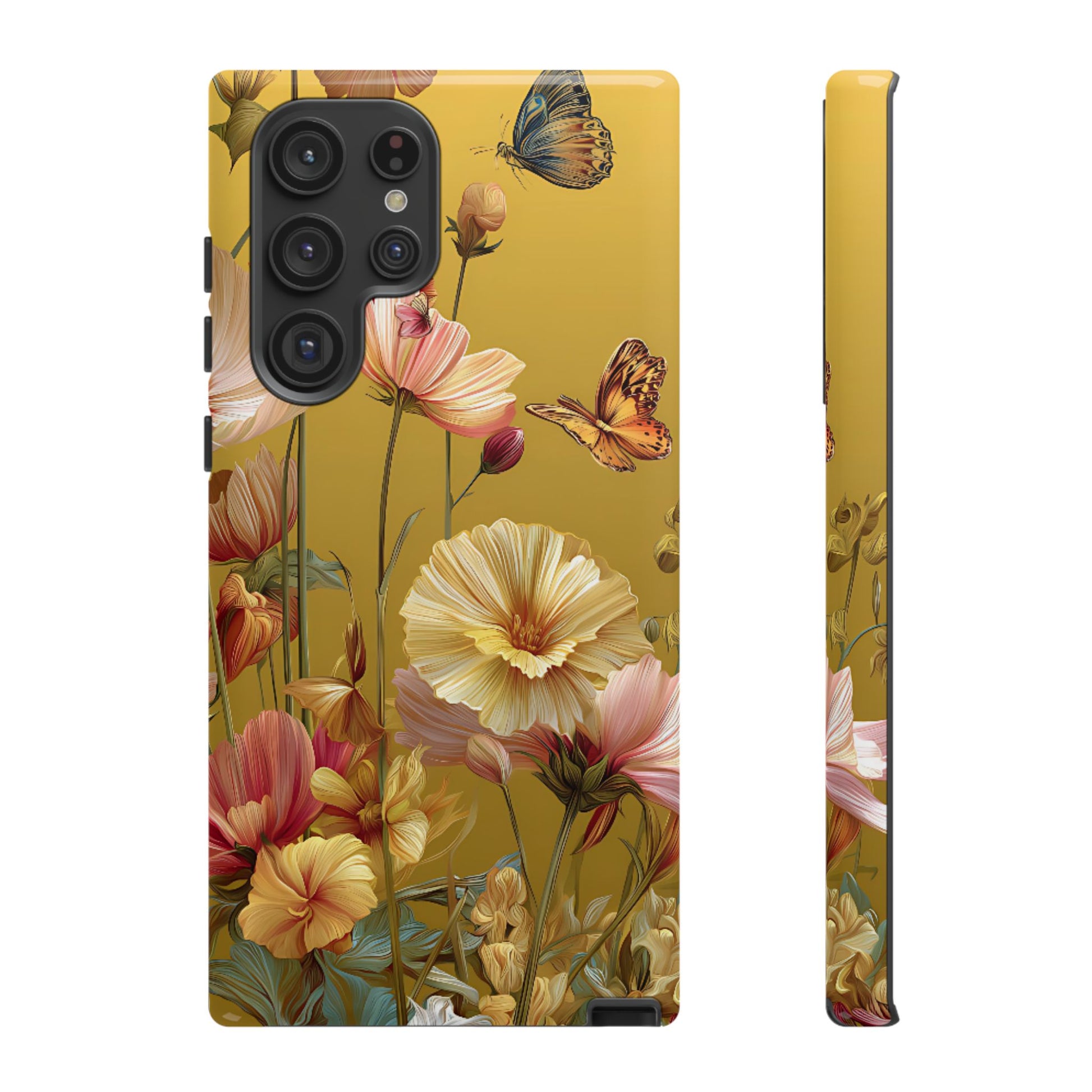 Floral Butterfly Garden Tough Phone Case - [HaveITcased]
