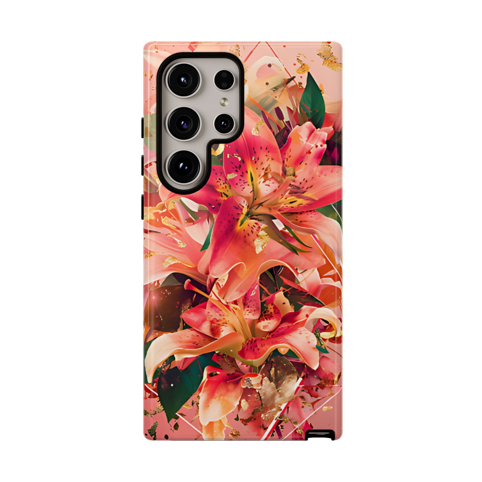 Elegant Pink Lily Print Floral Case - [HaveITcased]