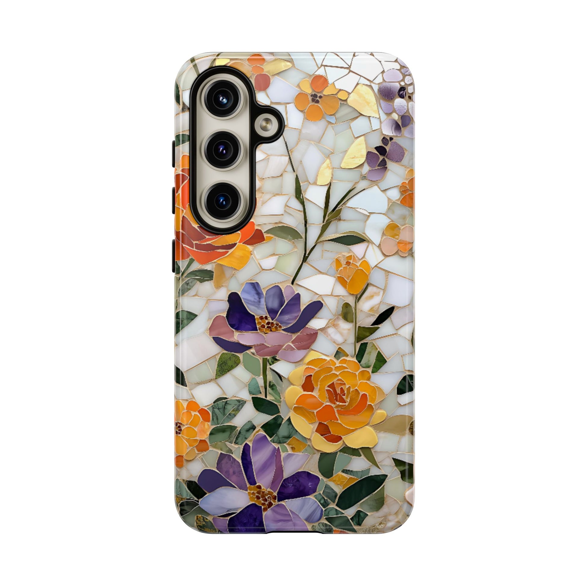 Mosaic Bloom Stained Glass Phone Case - [HaveITcased]