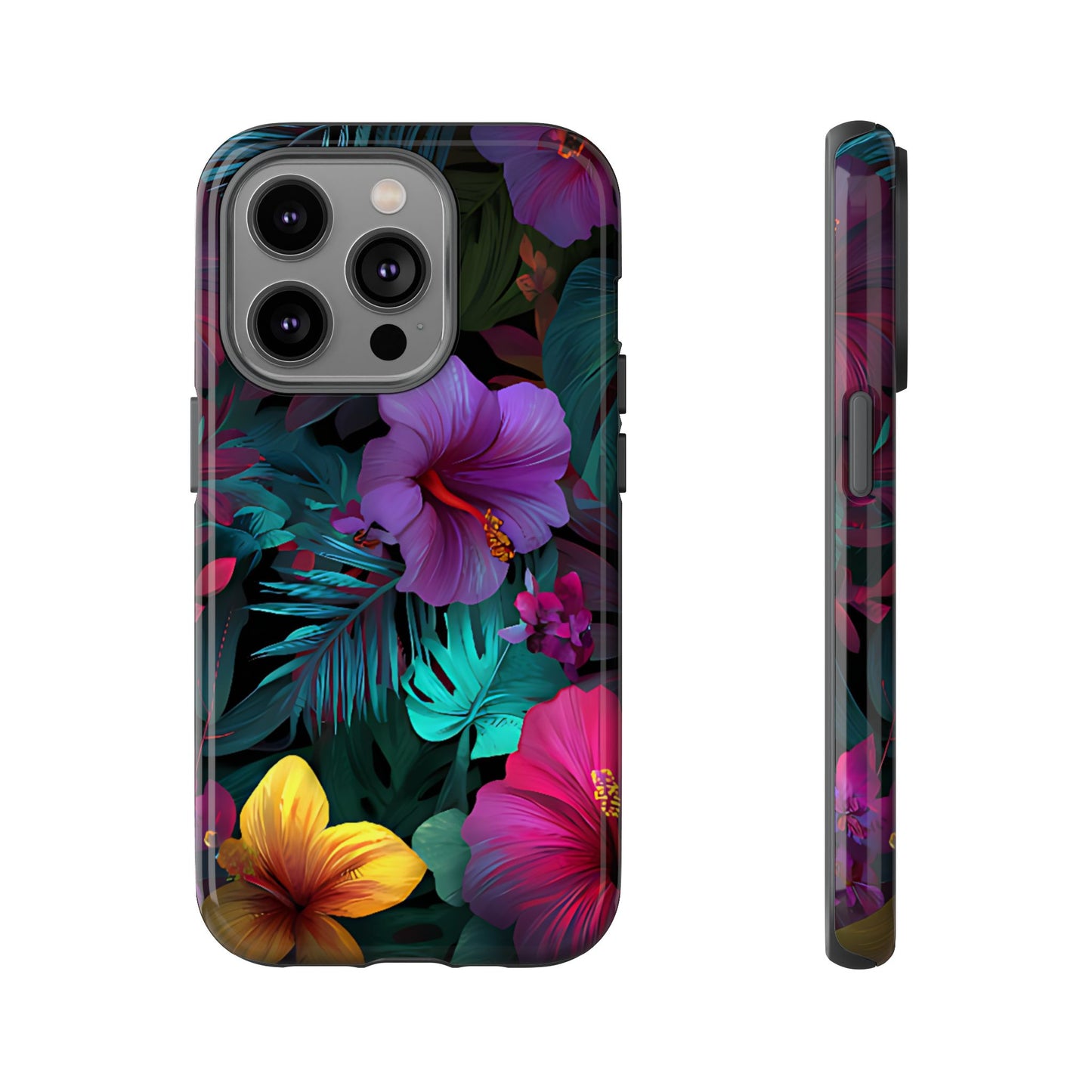 Midnight Tropics Floral Phone Case - [HaveITcased]