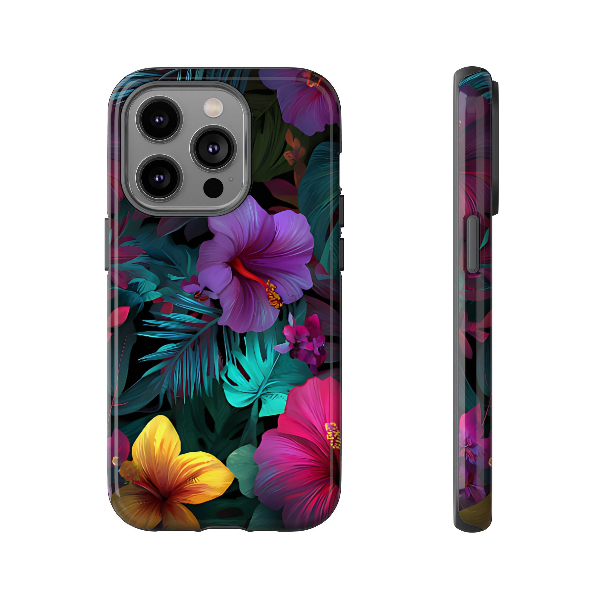 Midnight Tropics Floral Phone Case - [HaveITcased]