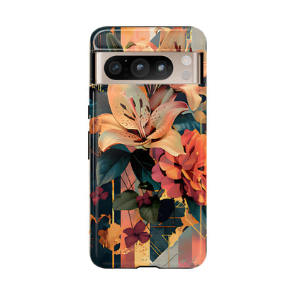 Luxury Floral Art with Lilies & Peonies Floral Phone Case - [HaveITcased]