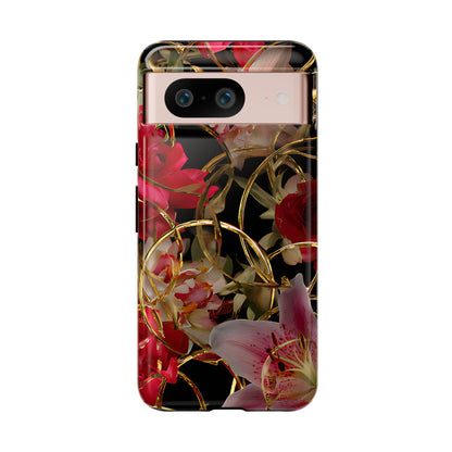 Orchid Gold Armor  Tough Floral Case For Phones - [HaveITcased]