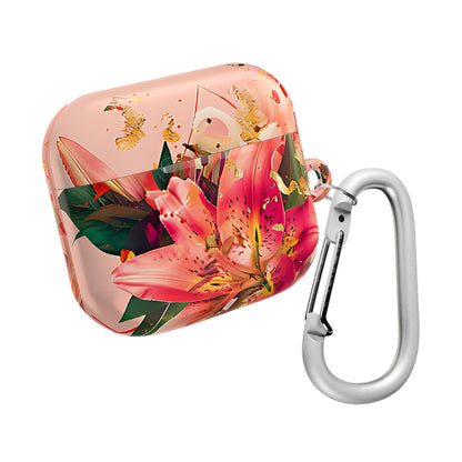 Elegant Pink Lily Print Floral AirPod Case - [HaveITcased]