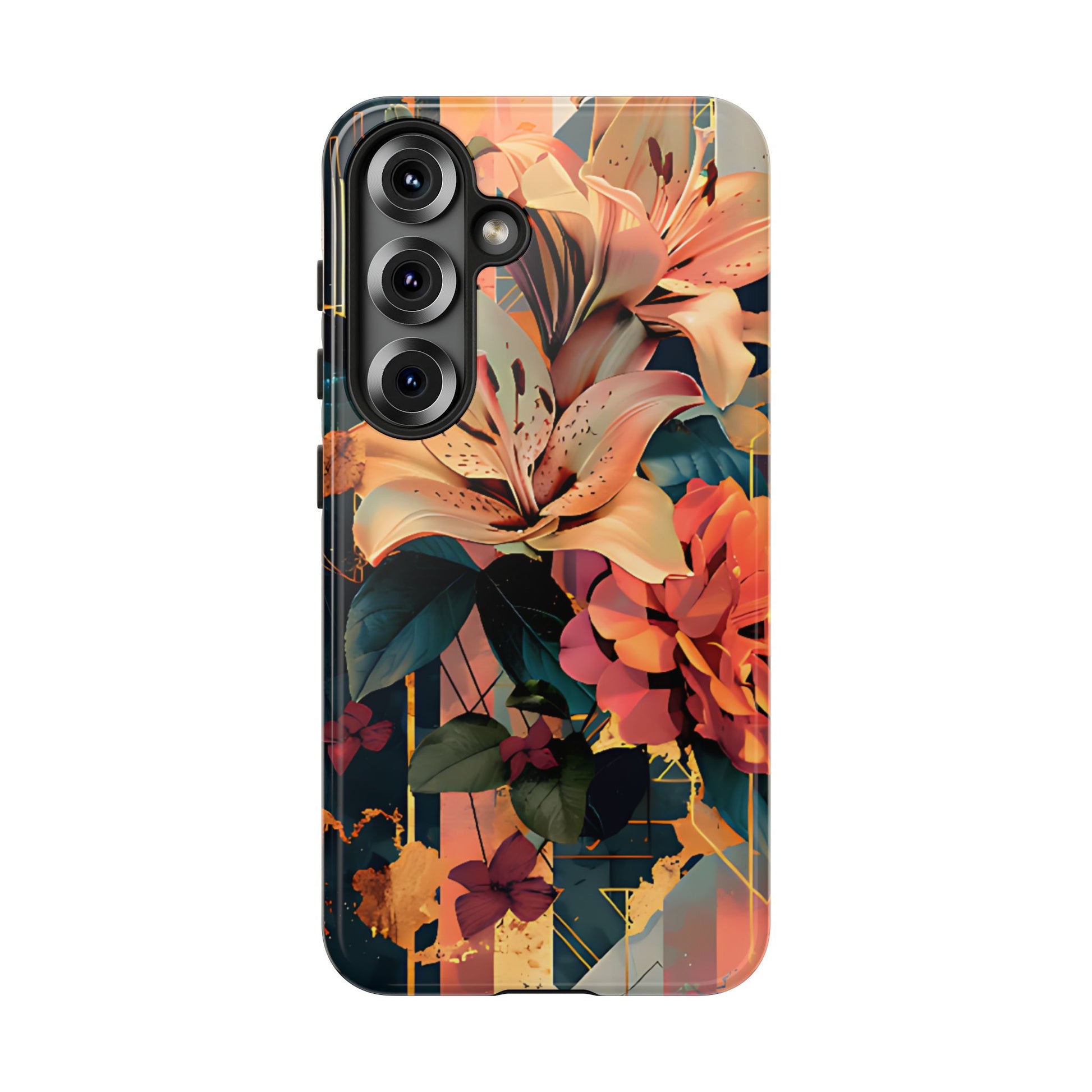 Luxury Floral Art with Lilies & Peonies Floral Phone Case - [HaveITcased]