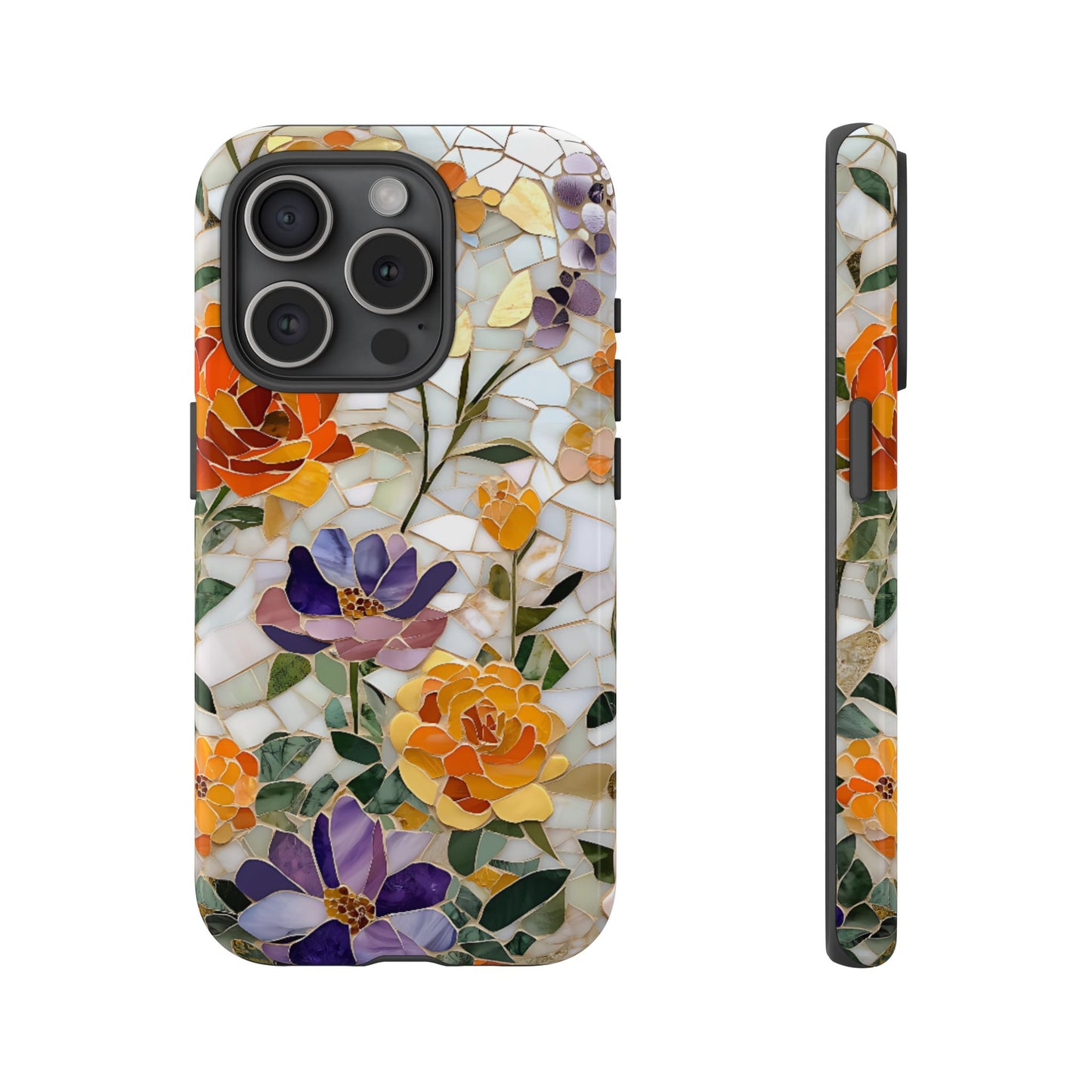 Mosaic Bloom Stained Glass Phone Case - [HaveITcased]
