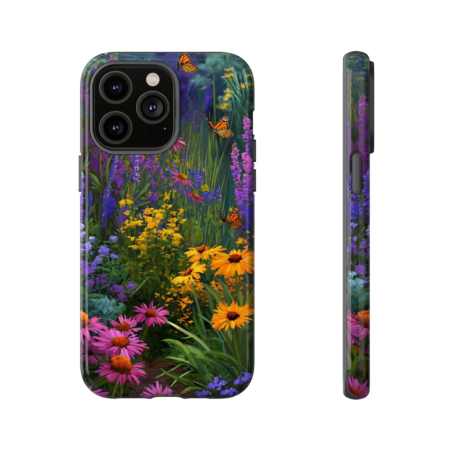 Wildflower Meadow Butterfly Tough Phone Case for iPhone, Samsung & Google Pixel. - [HaveITcased]