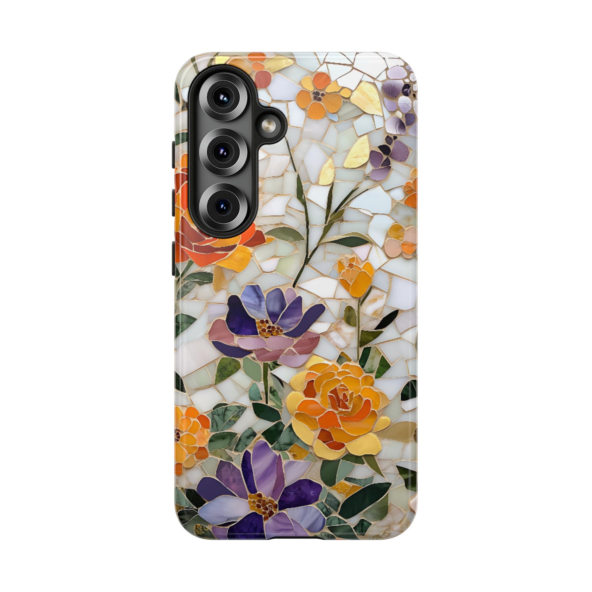 Mosaic Bloom Stained Glass Phone Case - [HaveITcased]